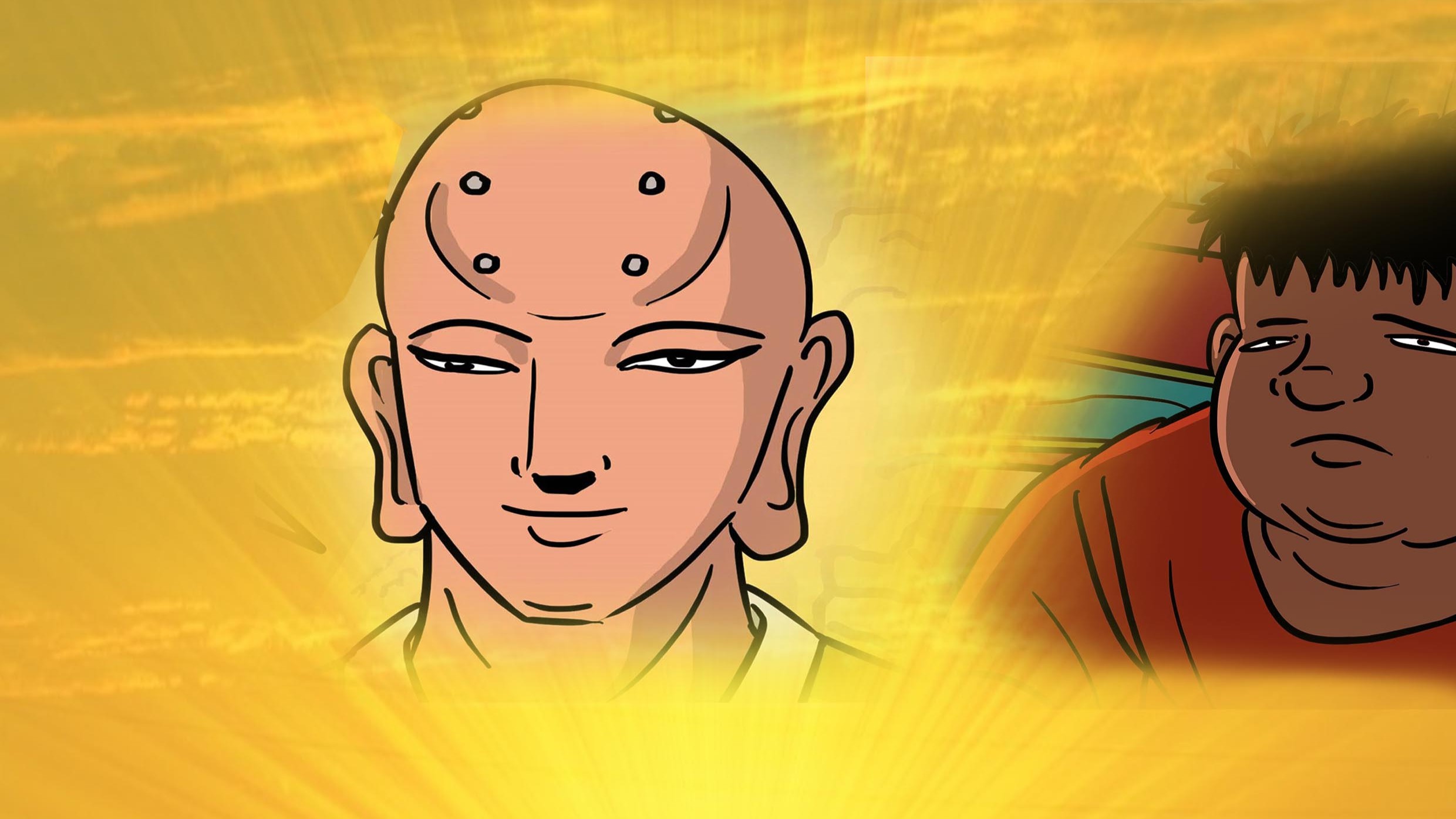 Будда с бусинами