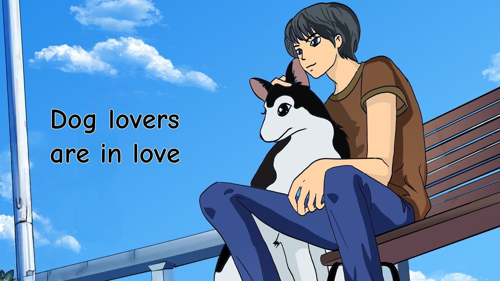 Dog lovers are in love