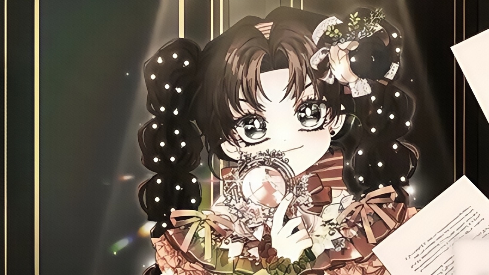 Eu me tornei a filha adotiva do protagonista